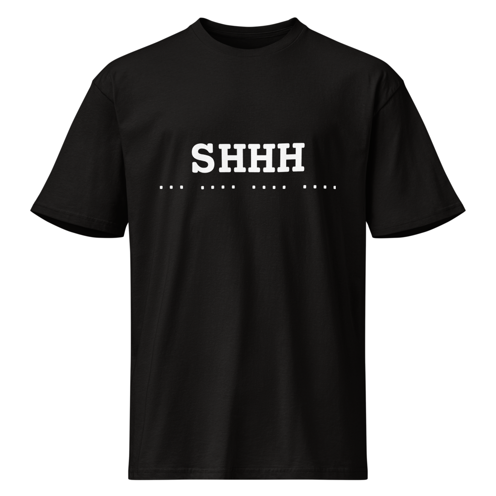 SHHH Morse Code T-shirt