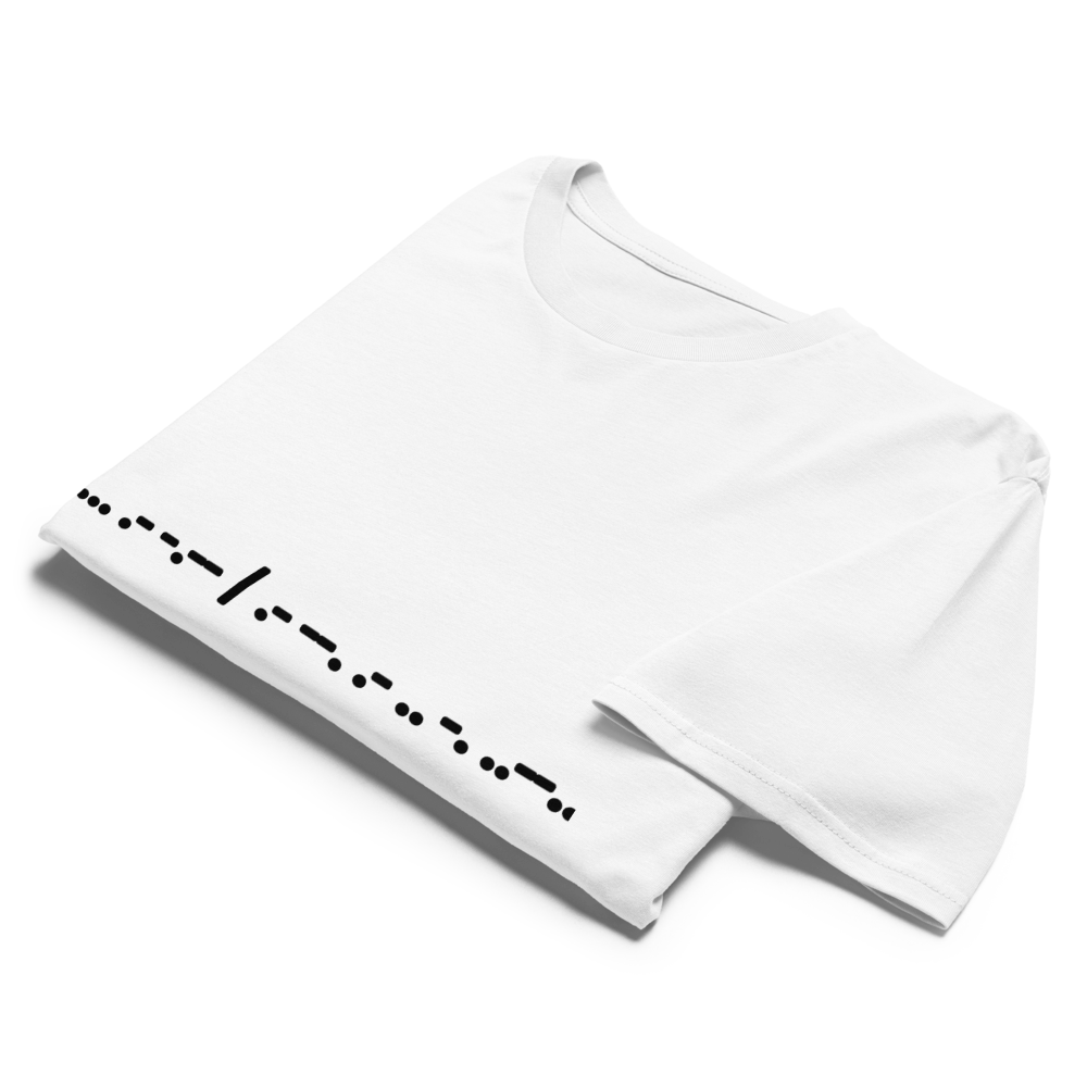 Say Again? in Morse Code T-shirt