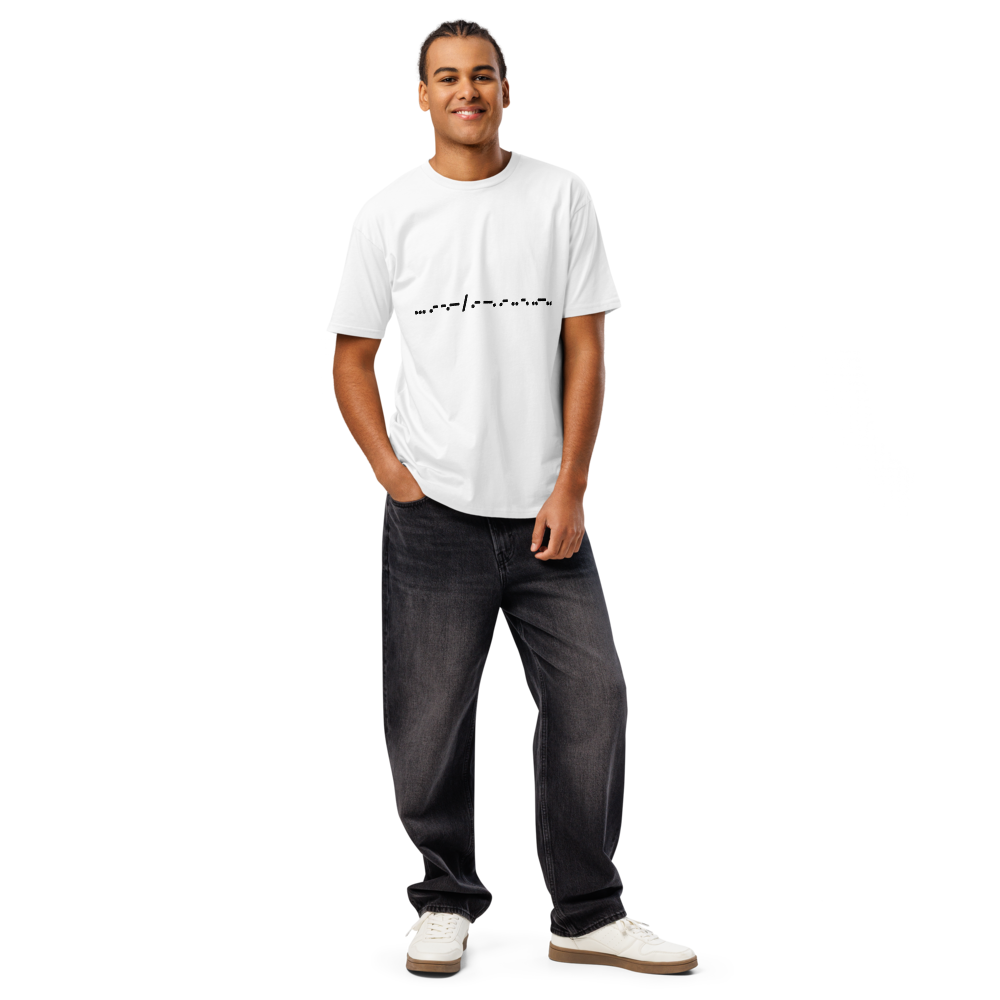 Say Again? in Morse Code T-shirt